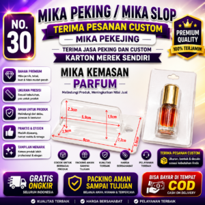 MIKA NO 30 - Mika kemasan/mika packing slot/mika packing universal - 1000 PCS
