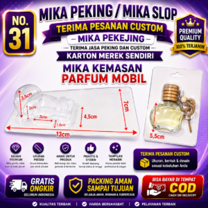 MIKA NO 31 - Mika kemasan/mika packing slot/mika packing universal - 50 PCS
