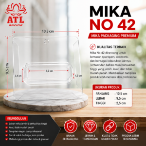 MIKA NO 42 - Mika kemasan/mika packing slot/mika packing universal - 1000 PCS