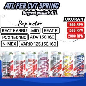 PER CVT NMAX - Aerox 155/Lexi 125 2.000 RPM (BIRU) - ATL RACING - 1 PCS
