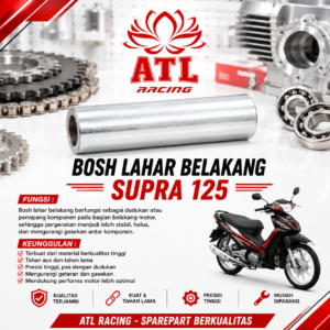 BOSH LAHAR BELAKANG SUPRA 125 12-86 - ATL RACING - 50 PCS