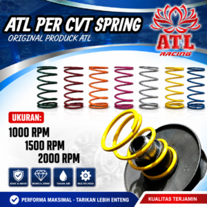 PER CVT PCX - Vario 125/Vario 150 1.500 RPM (KUNING) - ATL RACING - 30 PCS