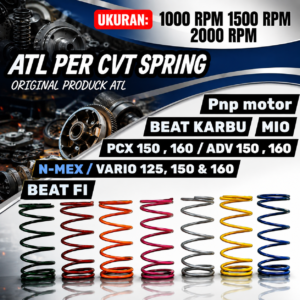 PER CVT BEAT FI - Beat eSP/Beat Pop/Beat Street 1.000 RPM (ORANGE) - ATL RACING - 1 PCS