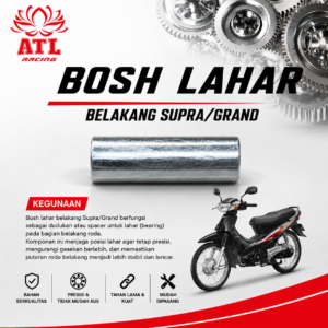 BOSH LAHAR BELAKANG SUPRA - GRAND 12-56 - ATL RACING - 50 PCS