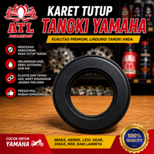 KARET TUTUP TANGKI YAMAHA ALL MOTOR YMH - ATL RACING - 1000 PCS