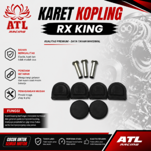 KARET KOPLING RX-KING - Yamaha F1ZR/JupiterZ/Vega R/Vega ZR/RX-K/RX-S - ATL RACING - 10 SET