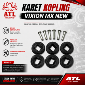 KARET KOPLING VIXON/ MX NEW - Jupiter MX 135/New Byson 150/New Byson R15 V2Xabre 150 - ATL RACING - 10 SET