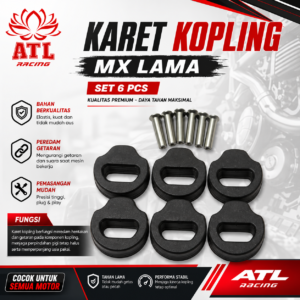 KARET KOPLING MX LAMA - Yamaha Jupiter MX 135/New Yamaha MX King/Yamaha R15/Yamaha Byson - ATL RACING - 10 SET