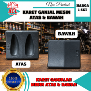 MOUNTING BEAT FI - Beat Karbu/Beat POP/Beat Sporty/Scoopy ESP/Scoopy FI/Vario 110 led/PCX/ADV 150 (SET ATAS BAWAH 2 PCS) - ATL RACING - 1 PCS