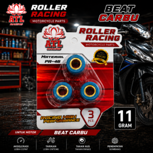 ROLLER RACING BEAT CARBU 11 GRAM - Beat Carbu/Scoopy/Spacy - ATL RACING - 1 SET