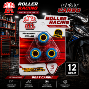 ROLLER RACING BEAT CARBU 12 GRAM - Beat Carbu/Scoopy/Spacy - ATL RACING - 1 SET