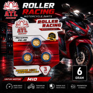 ROLLER RACING MIO 6 GRAM - Mio Sporty/Smile/Soul J/GT/X-ride/Fino/Nouvo 110/Karbu/Mio J - ATL RACING - 1 SET
