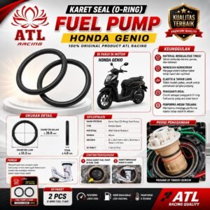 KARET FUEL PUMP GENIO - PCX/SUPRA/SCOOPY/BEAT FI/VARIO 110 (2 PCS) - ATL RACING - 1 PCS