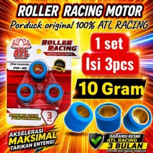 ROLLER RACING VARIO 10 GRAM - Vario 125/150/160/PCX/ADV/Stylo/Beat New/Scoopy New/Genio - ATL RACING - 1 SET