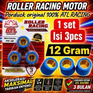ROLLER RACING VARIO 12 GRAM - Vario 125/150/160/PCX/ADV/Stylo/Beat New/Scoopy New/Genio - ATL RACING - 1 SET