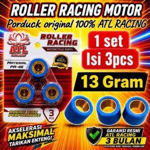 ROLLER RACING VARIO 13 GRAM - Vario 125/150/160/PCX/ADV/Stylo/Beat New/Scoopy New/Genio - ATL RACING - 1 SET