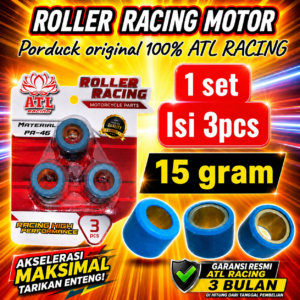 ROLLER RACING VARIO 15 GRAM - Vario 125/150/160/PCX/ADV/Stylo/Beat New/Scoopy New/Genio - ATL RACING - 1 SET