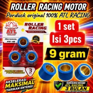 ROLLER RACING VARIO 9 GRAM - Vario 125/150/160/PCX/ADV/Stylo/Beat New/Scoopy New/Genio - ATL RACING - 1 SET